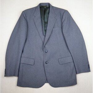 VINTAGE MEN'S BLUE BLAZER JACKET SPORT COAT - HAGGAR - SIZE 42R